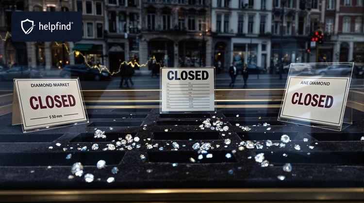 Wojna handlowa Trumpa paraliżuje rynek diamentów - najgorsze wyniki od 16 lat