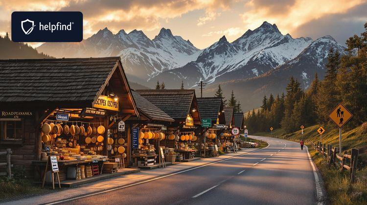 Koniec oscypków na zakopiance - co przyniesie modernizacja drogi?