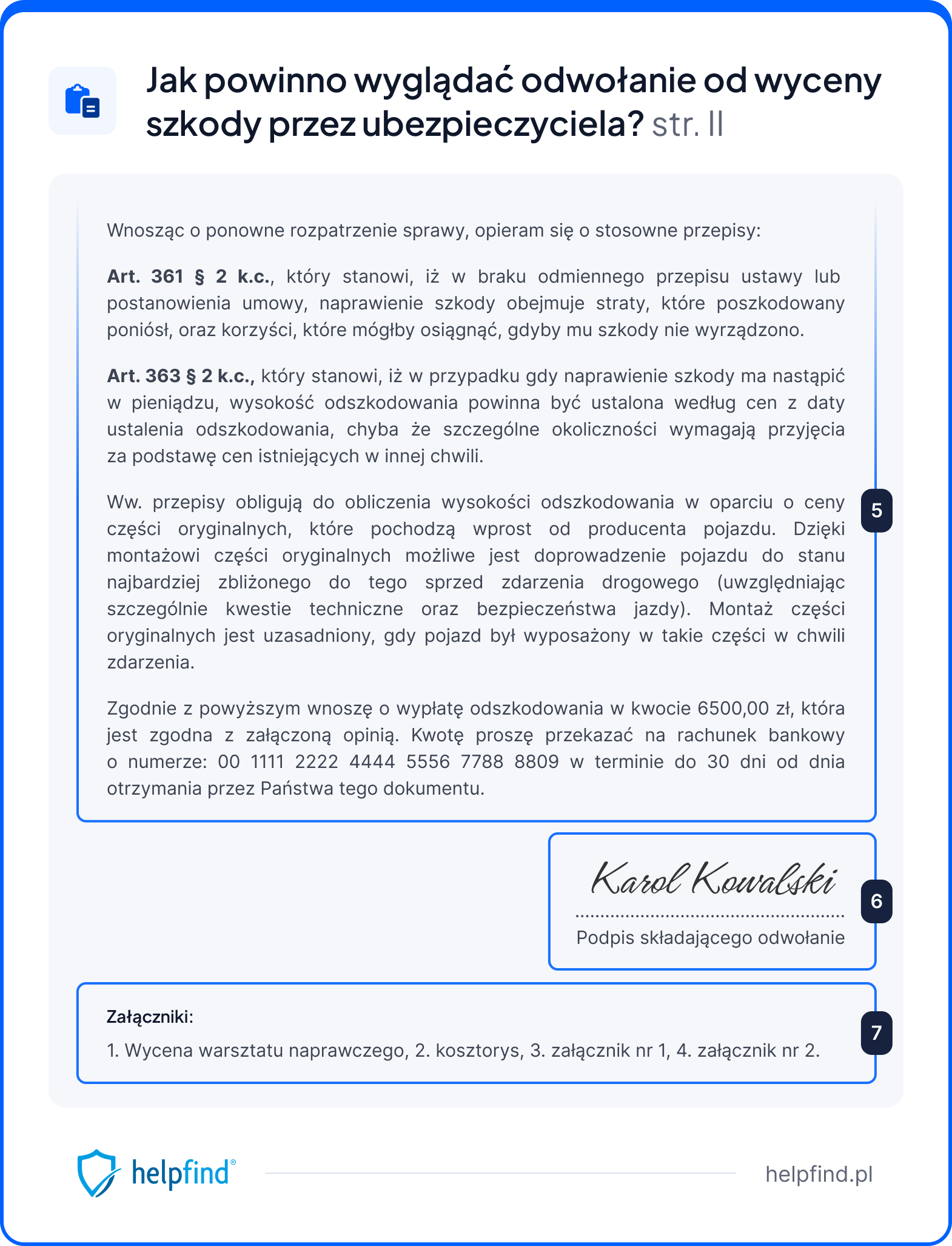 Odwołanie od decyzji ubezpieczyciela wzór