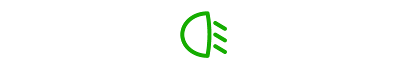 światła mijania symbol