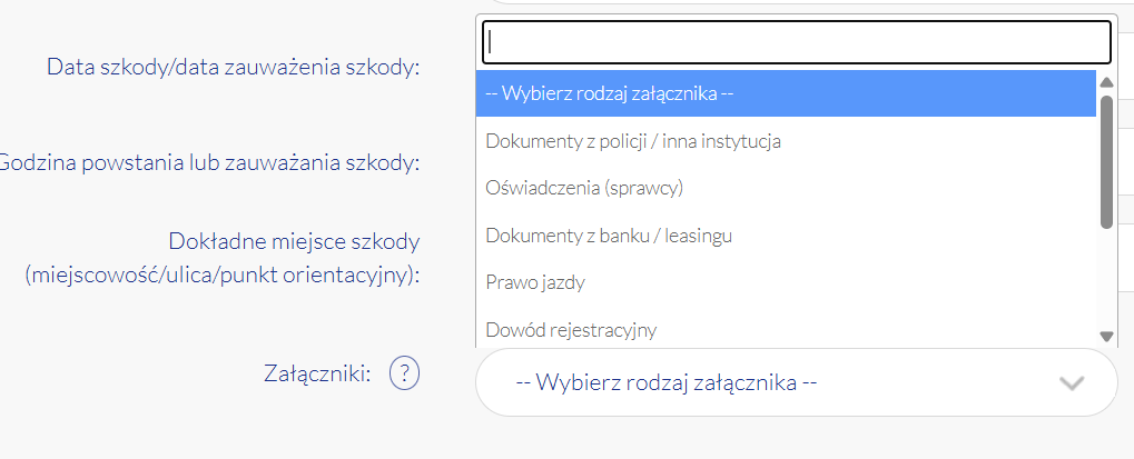 tuz tuw zgłoszenie szkody