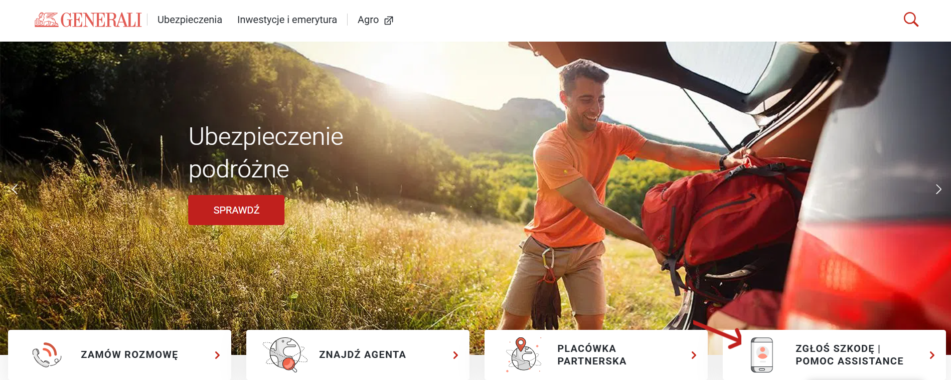 generali zgłoszenie szkody