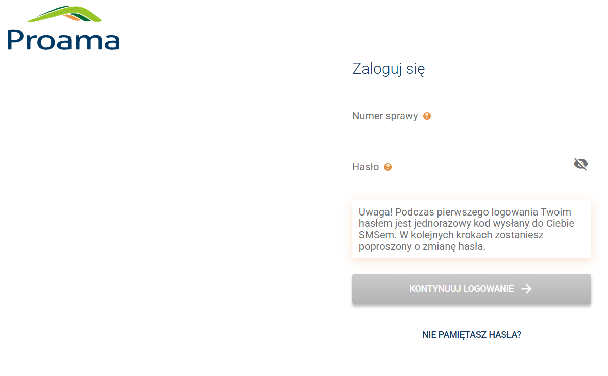 proama zgłoszenie szkody